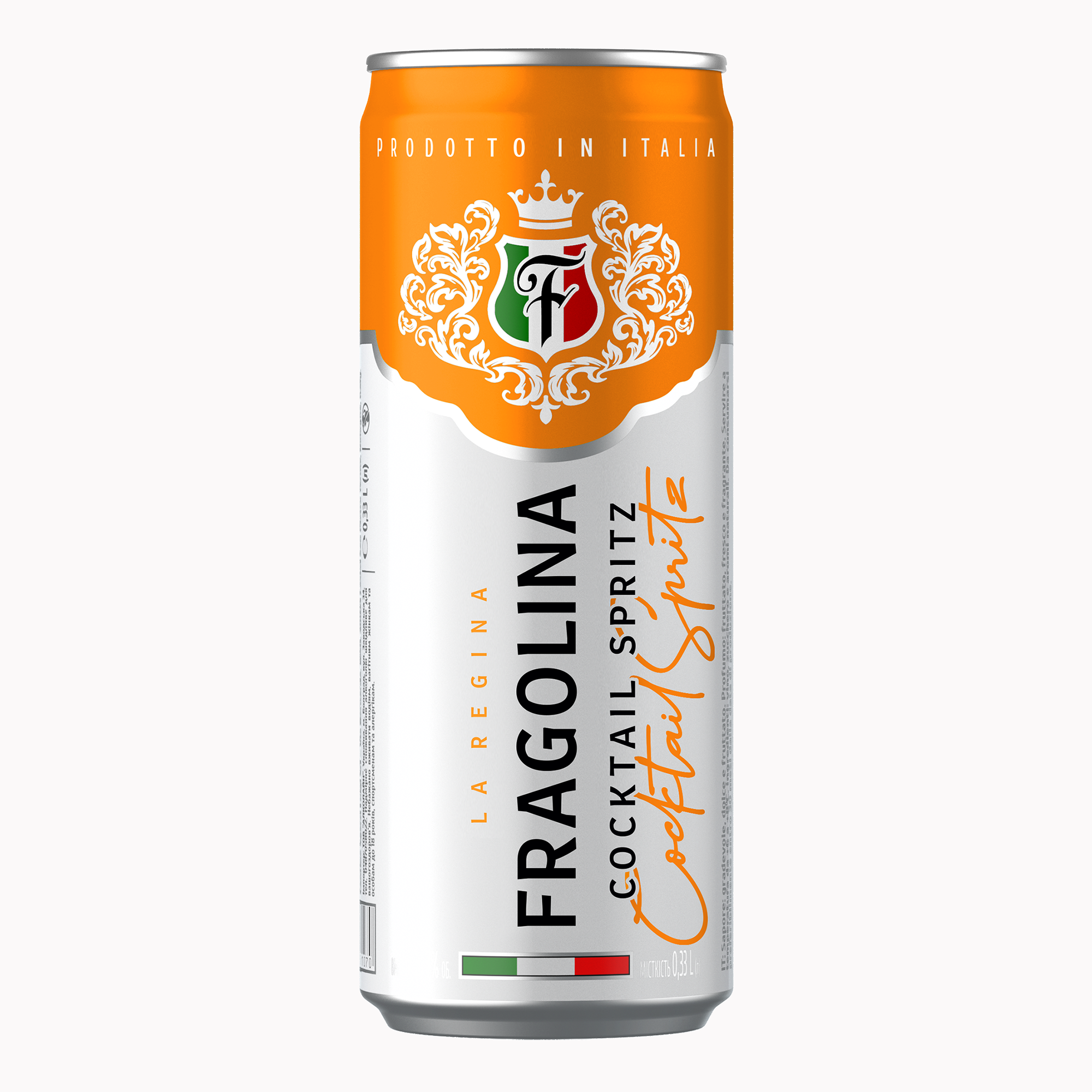 Напиток винный Fragolina La Regina Spritz полусладкий ж/б (1299) 0,33л 7%