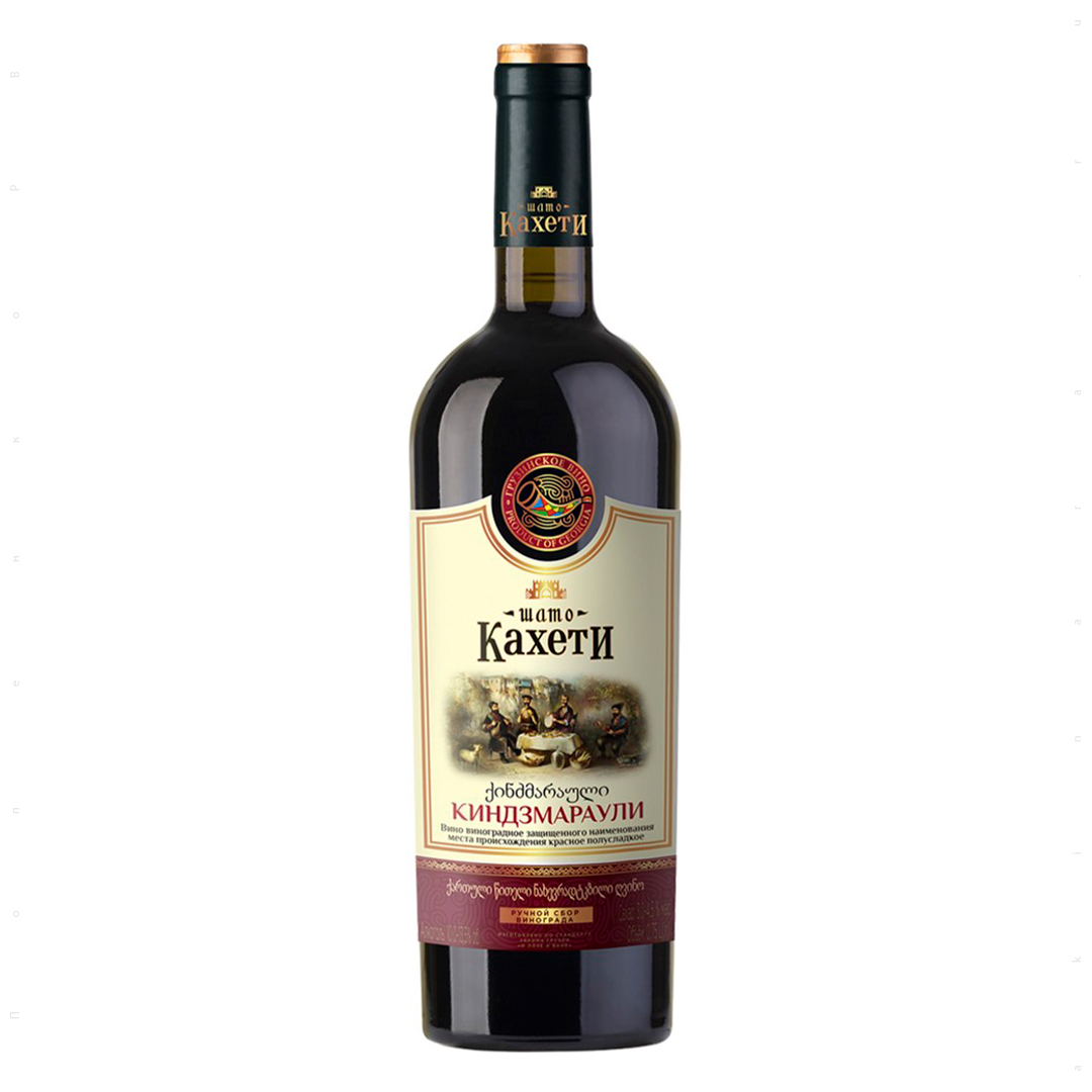 Вино Шато Кахети Киндзмараули полусладкое красное 0,75л 11,50%