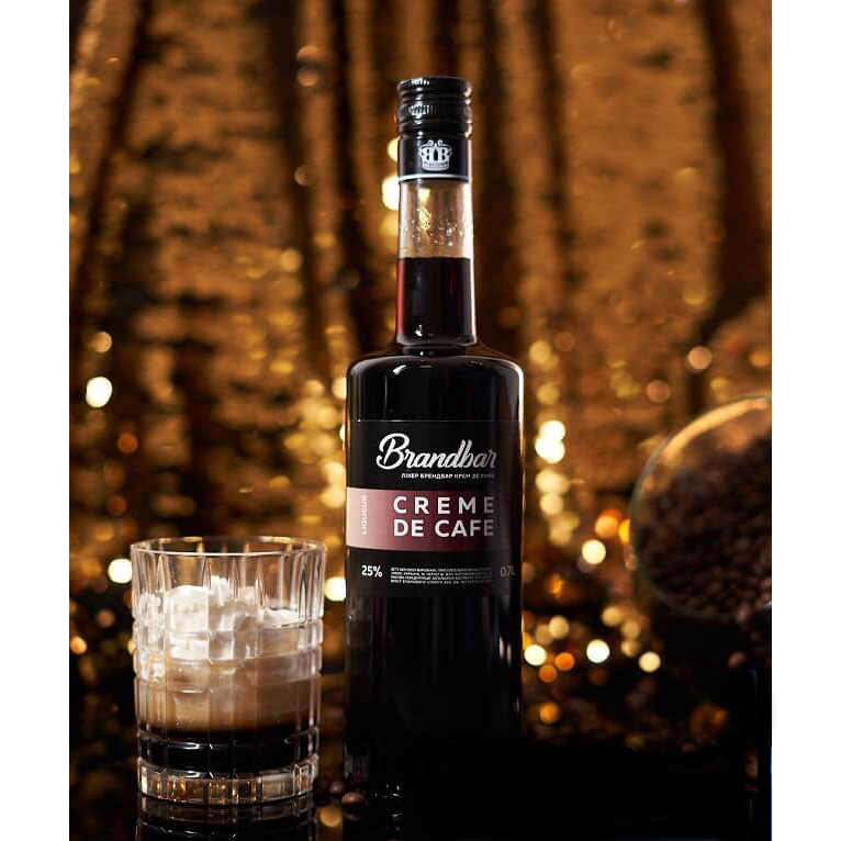Лікер крем Brandbar Crem de Cafe 0,7л 25% купити