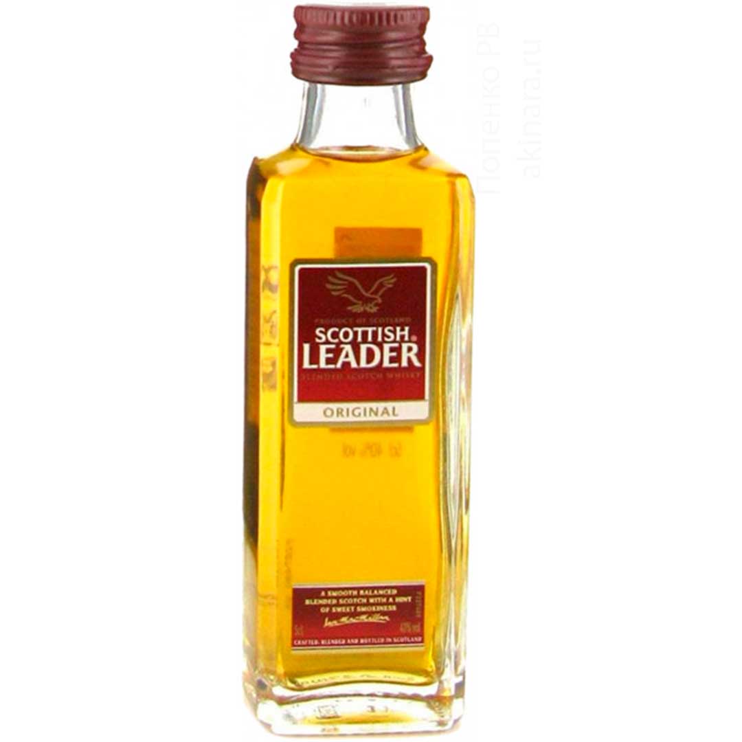 Віскі Scottish Leader Original 0,05 л 40%