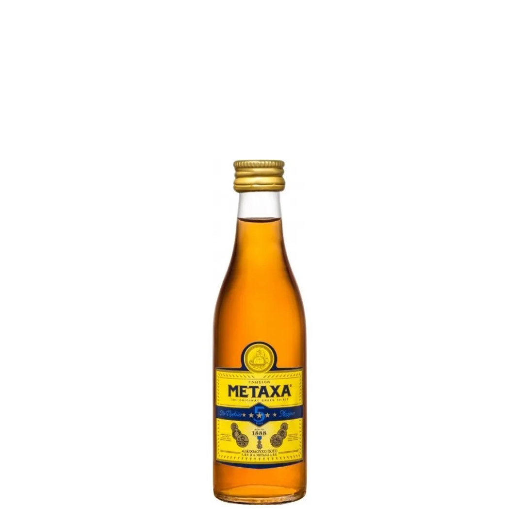 Бренди Metaxa 5 лет выдержки 0,05л 38%