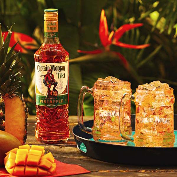 Ром Captain Morgan напиток на основе рома Tiki Mango+Pineapple 0,7 л 25% в Украине