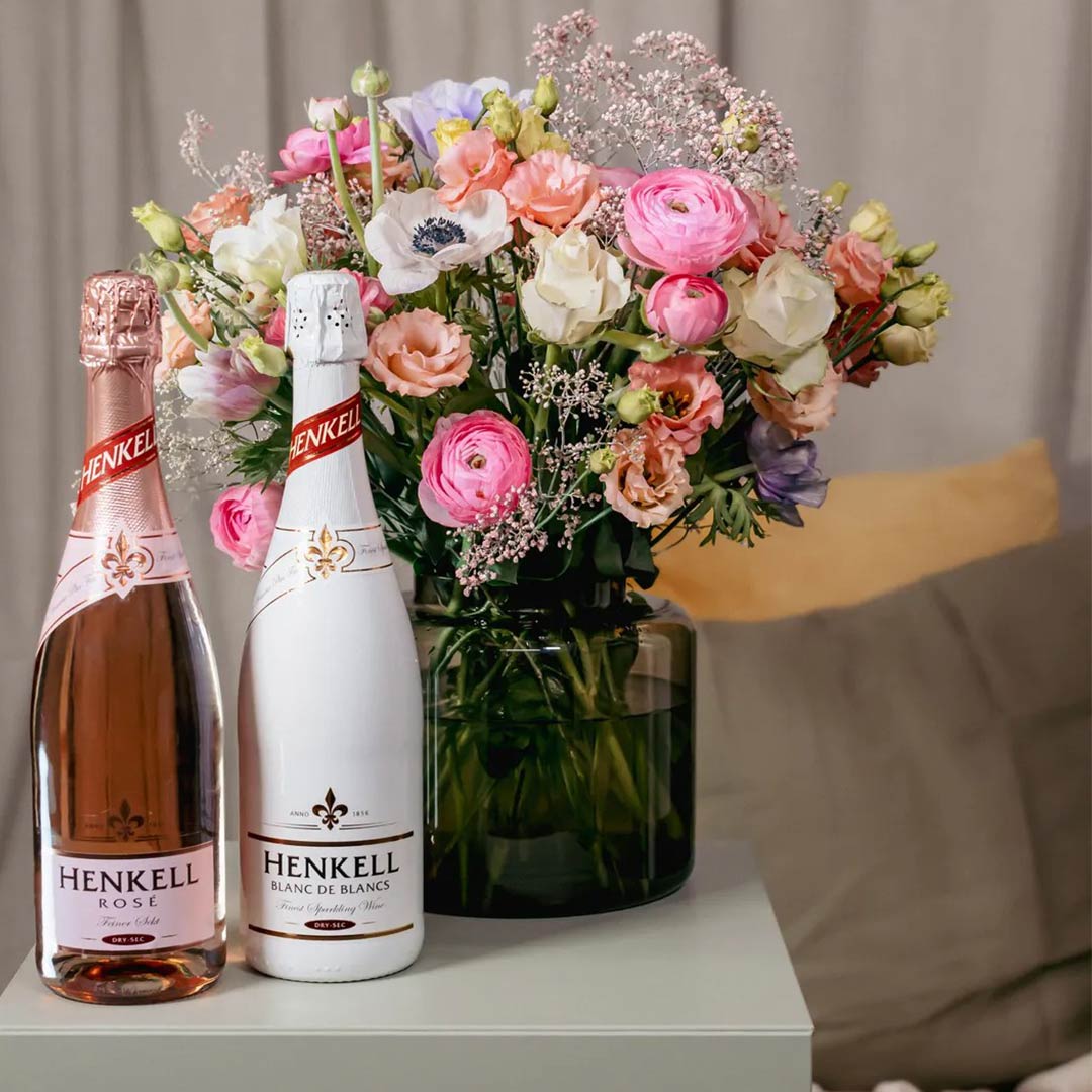 Вино игристое Henkell Blanc de Blancs белое сухое 0,75л 11,5% купить