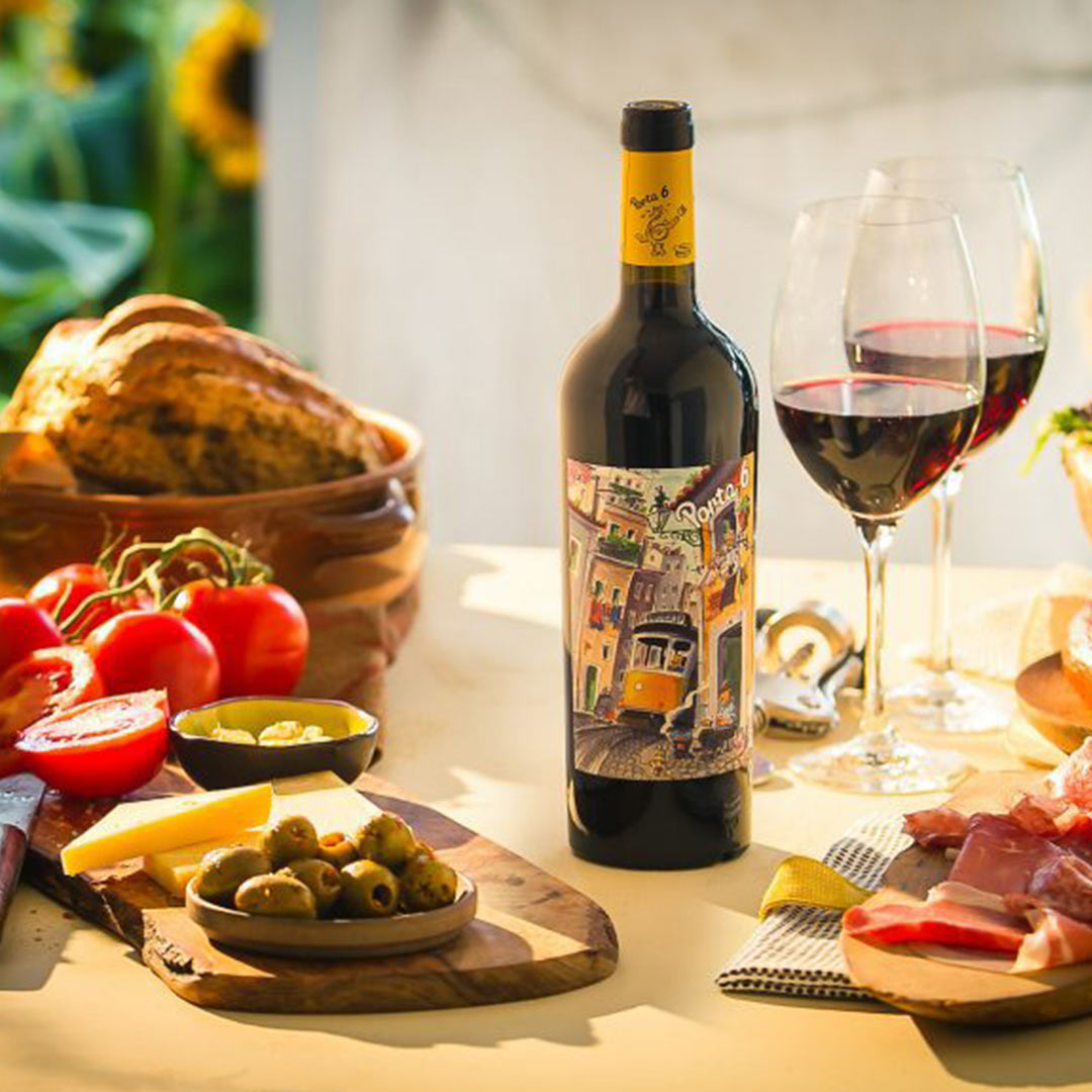 Вино Porta 6 Tinto красное полусухое 0,75л 13,5% купить