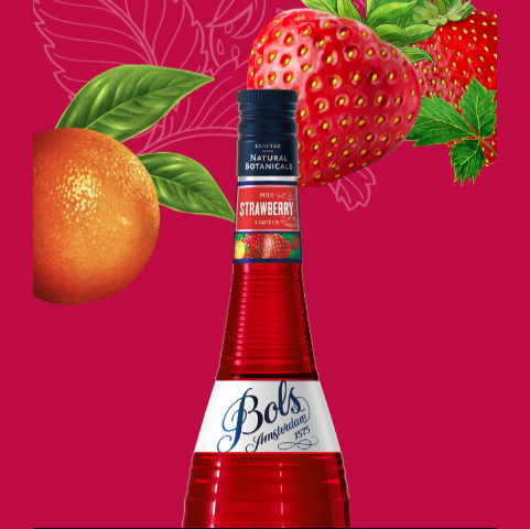 Лікер Bols Strawberry 0,7л 17% в Україні