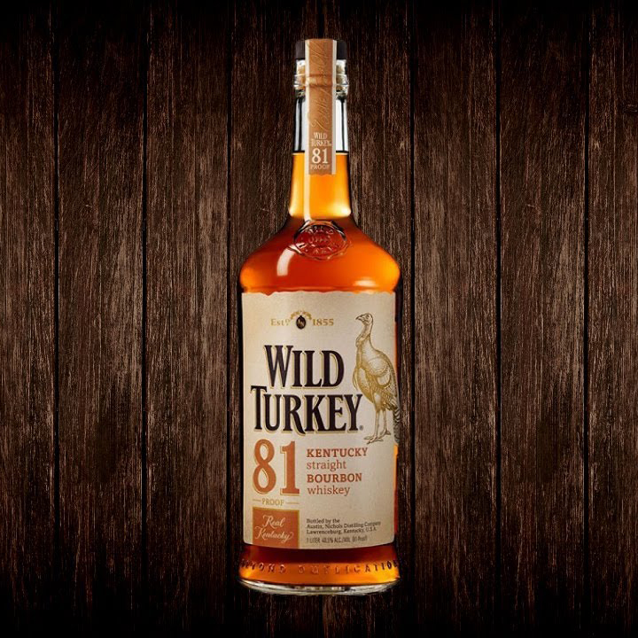 Бурбон Wild Turkey 81 до 8 лет выдержки 1 л 40,5% купить