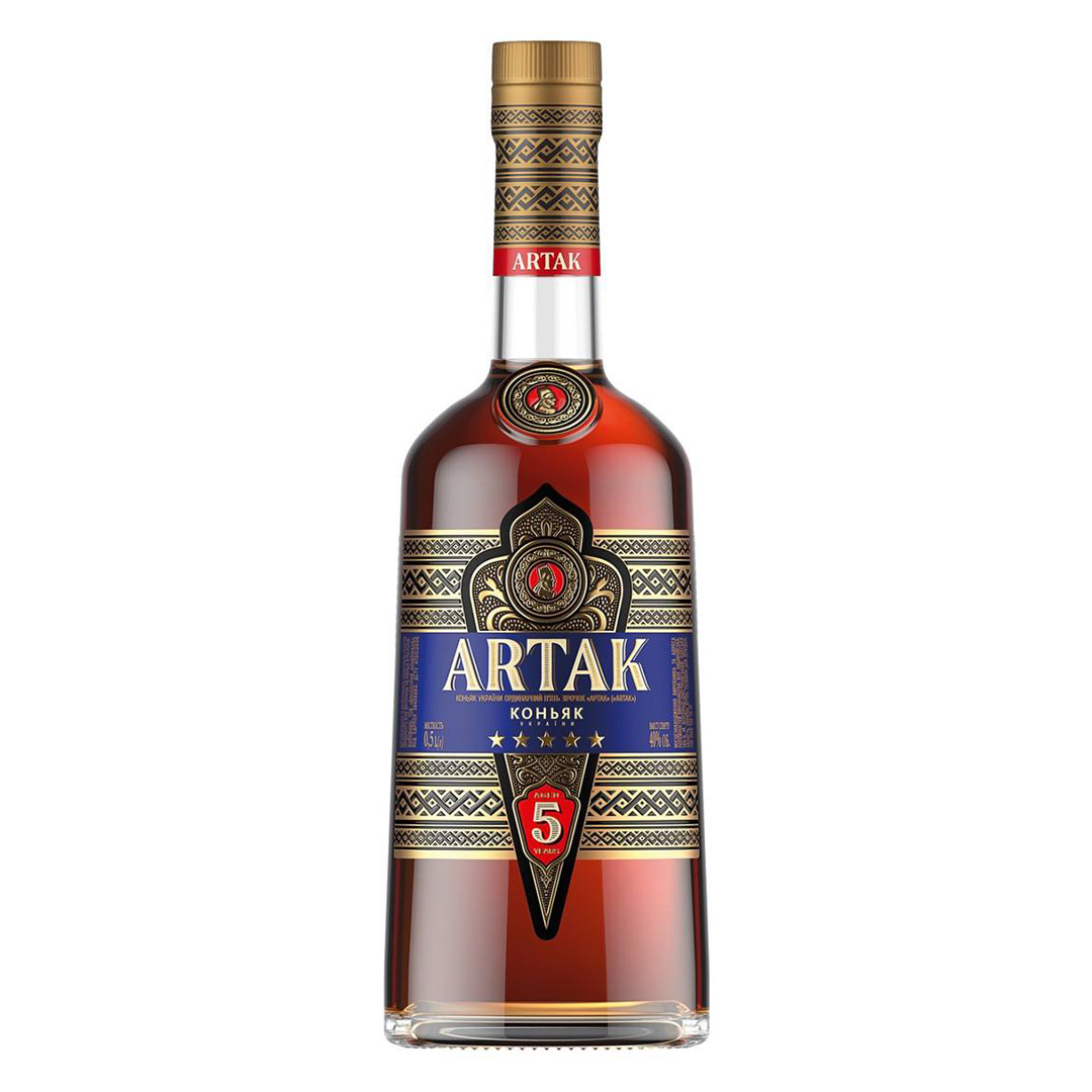 Коньяк Украины Artak 5 лет выдержки 0,5л 40%