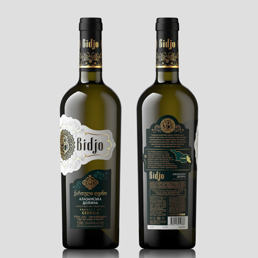 Вино Bidjo Алазанская долина белое полусладкое 0,75л 11-13% купить