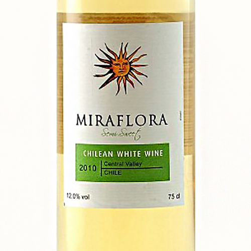 Вино Miraflora белое полусладкое 0,75л 11,5% купить