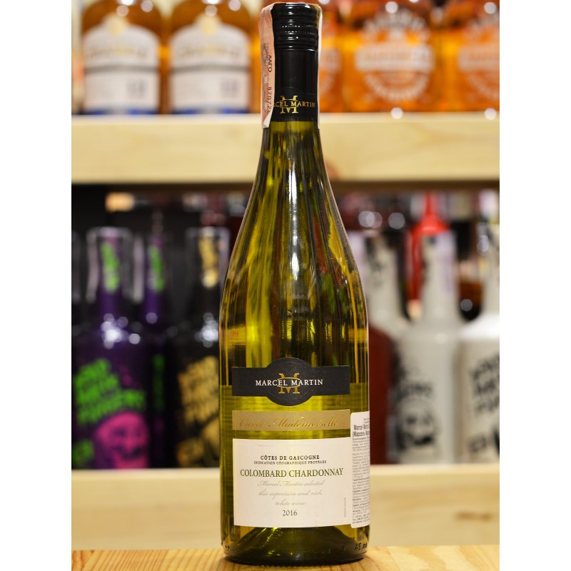Вино Marcel Martin Colombard Chardonnay белое сухое 0,75л 11,5% купить