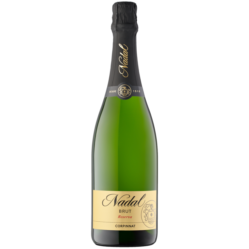 Вино игристое Nadal Brut Reserva Corpinnat белое сухое 0,75л 12%