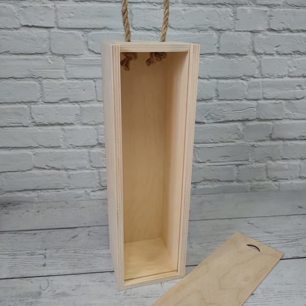 Пенал деревянный на 1 бутылку, 33,5*10*9 см (u9760) купить