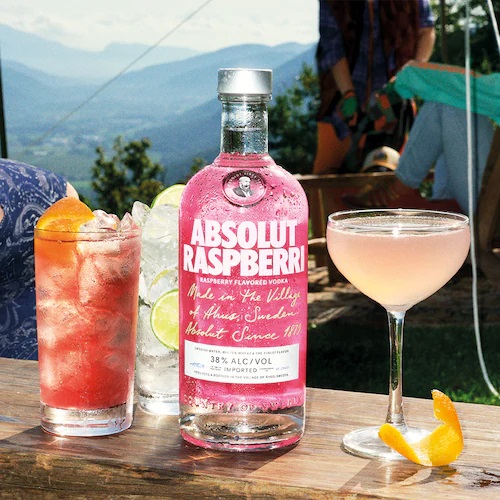Водка Absolut Respberri 0,7л 40% купить