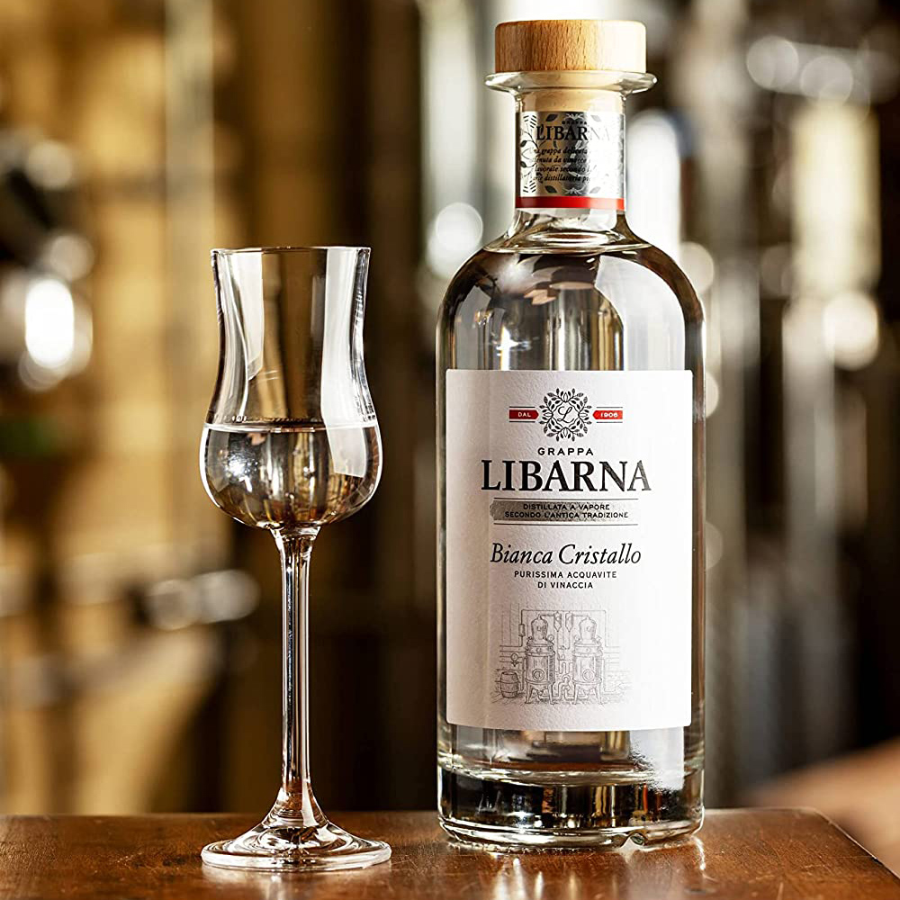 Граппа итальянская Libarna Gambarotta Bianca Cristallo 0,7л 40% купить