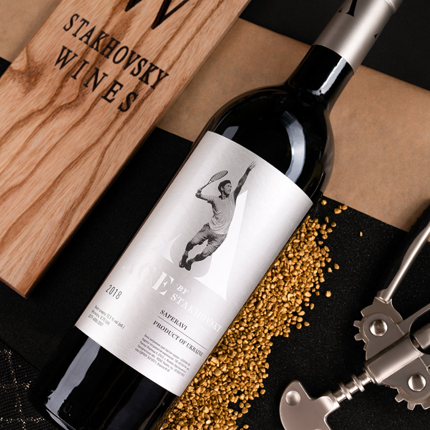 Вино Саперави ACE by Stakhovsky красное сортовое 0,75л 12,5% купить