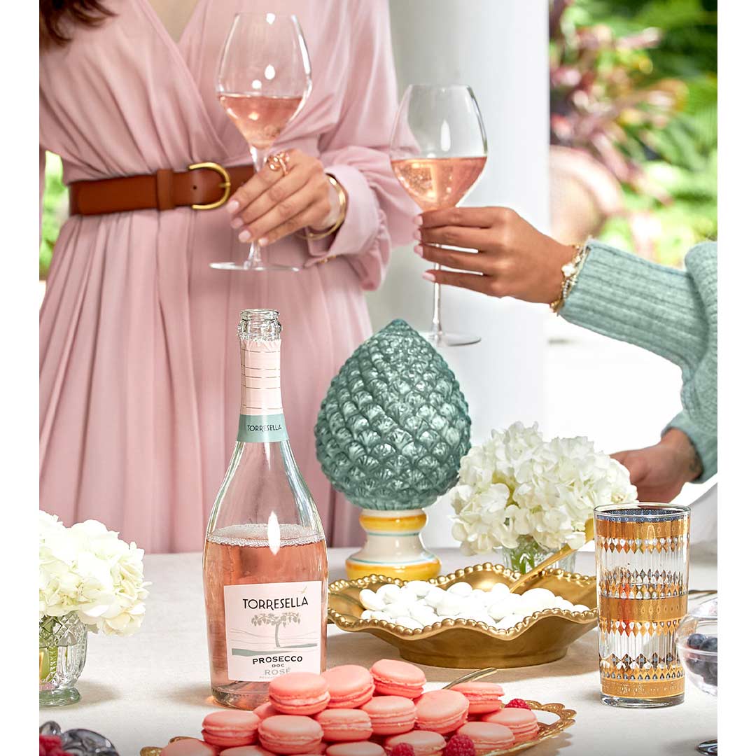 Вино игристое Torresella Prosecco Rose Brut D.O.C. розовое брют 0,75л 11,5% купить