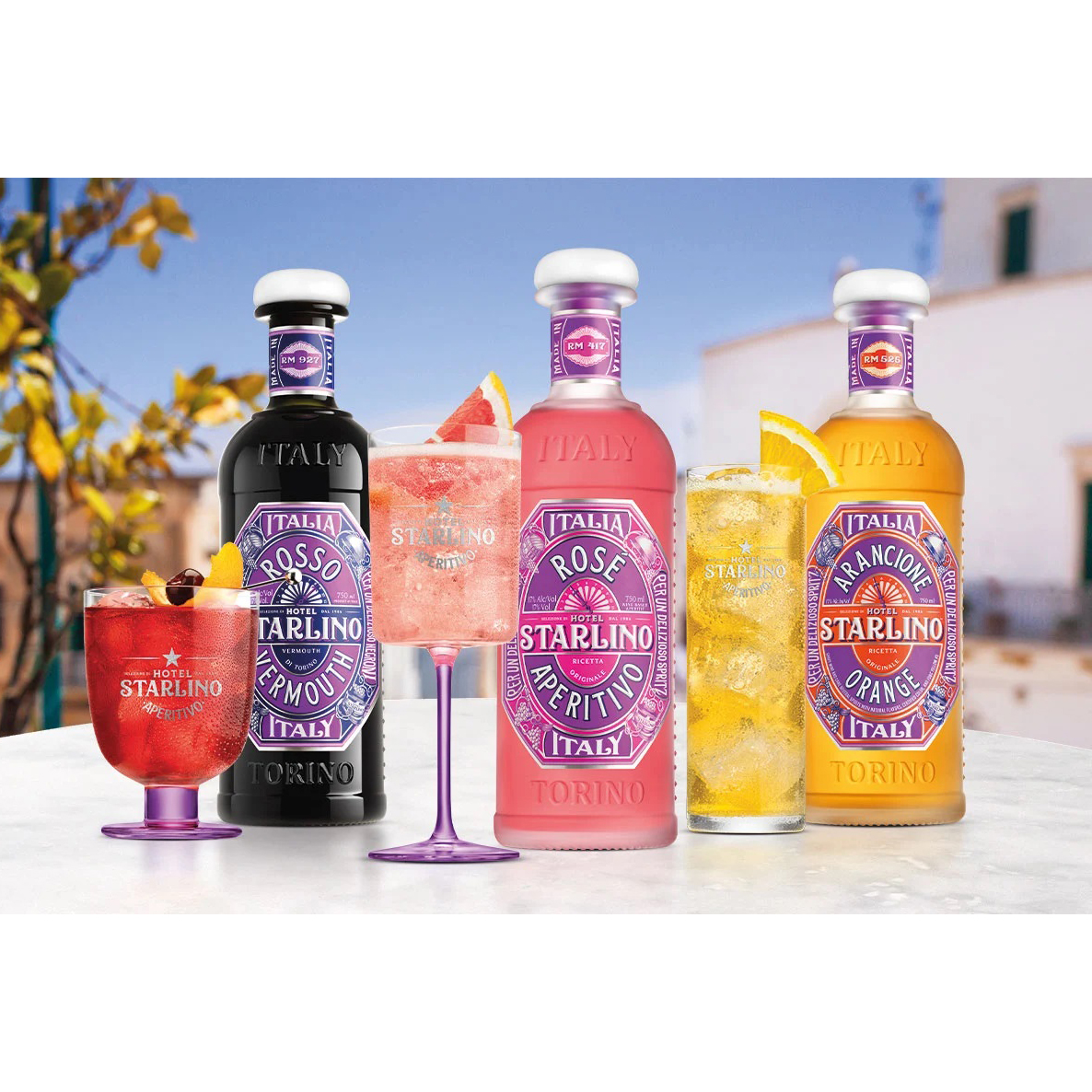 Аперитив итальянский Hotel Starlino Rosso Red Vermouth 0,75л 17% в Украине