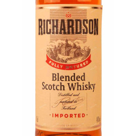Виски Richardson 0,7л 40% купить