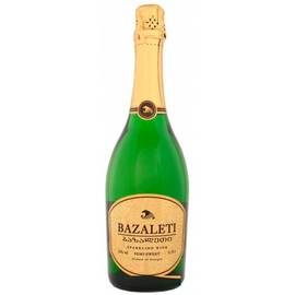 Вино игристое Bazaleti белое полусладкое 0,75л 12%