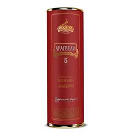 Бренди Арагвели 5 лет в тубусе 0,5л 40%