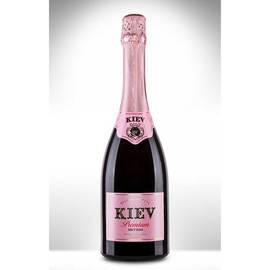 Вино игристое Kiev Premium брют розовое 0,75л 10-13,5%