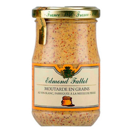 Горчица Дижонская в зернах с белым вином Edmond Fallot 205 г