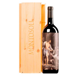 Вино виноградное натуральное сухое красное Брунелло ди Монтальчино Винья Монтосоли 2019, Valdicava (деревянная коробка) 1,5л 14%