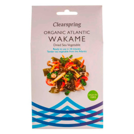 Водоросли атлантические Вакаме сушеные органические Clearspring 25 г