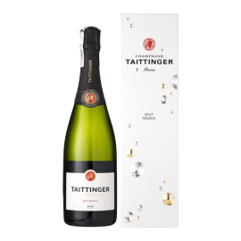 Шампанское белое брют Taittinger Brut Reserve в подарочной коробке 0,75л 12,5%