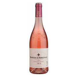 Вино Baron dArignac Syrah Rose рожеве сухе 0,75 л 12%
