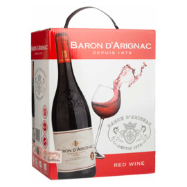 Вино Baron dArignac Rouge червоне напівсухе 5л 12%