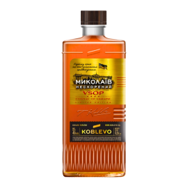 Коньяк Украины Коблево «Миколаїв Нескорений» 4 звезды 0,5л 40%