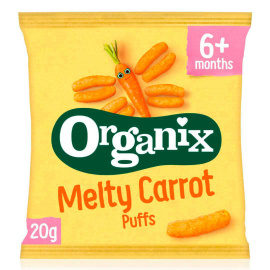 Палочки кукурузные с морковью органические (с 6 месяцев) Organix 20 г