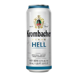 Пиво Krombacher Hell светлое фильтрованное 0,5л 5%