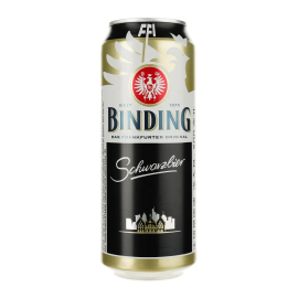 Пиво Binding Schwarzbier темне фільтроване 0,5л 4,8%