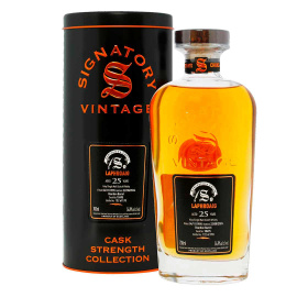 Виски односолодовый выдержанный Laphroaig 25yo Symington's Choice Signatory 0,7л 54,3%