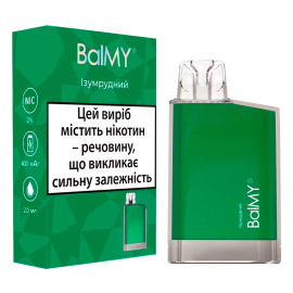 Одноразовая электронная сигарета Balmy Изумрудная 500 затяжек 2,2мл 2%