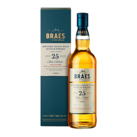 Виски односолодовый Braes of Glenlivet 25 лет в коробке 0,7л 48%