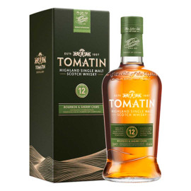 Виски Tomatin 12 Y.O. в подарочной коробке 0,7л 43%
