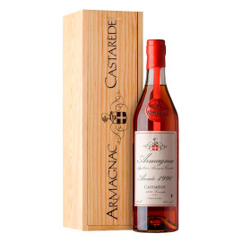 Арманьяк винтажный Castarede 1990 деревянная коробка 0,7л 40%