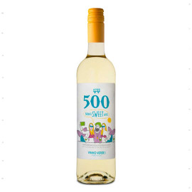 Вино 500 Vinho Verde белое полусладкое 0,75л 9,5%