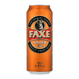 Пиво Faxe Amber напівтемне фільтроване 0,5 л 5%