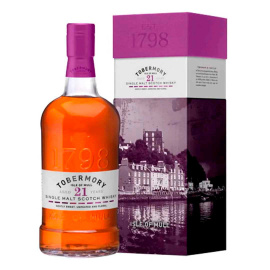Виски односолодовый выдержанный Tobermory 21yo 0,7л 46,3%