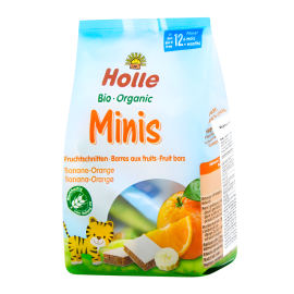 Фруктовые батончики мини Банан-апельсин органические (с 12 месяцев) Holle 8×12,5 г