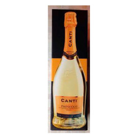 Вино игристое Canti Prosecco Millesimato белое экстра-сухое в подарочной коробке 0,75л 11,5%