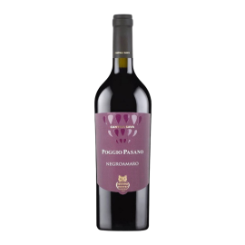 Вино красное сухое Cantina Sava Poggio Pasano Negroamaro Puglia 0,75л 14%