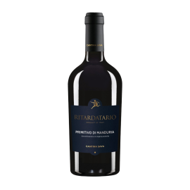Вино красное сухое Cantina Sava Ritardario Primitivo di Manduria DOP 0,75л 14%