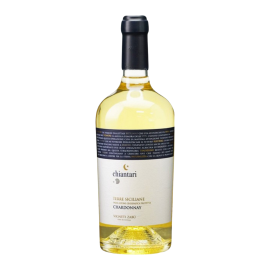 Вино белое сухое Vigneti Zabu Chiantari Chardonnay Terre Siciliane 0,75л 13,5%
