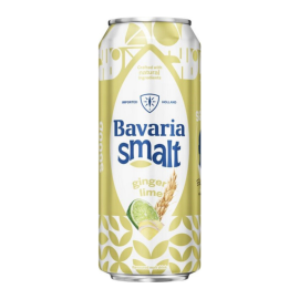 Пиво Bavaria Malt Ginger Lime безалкогольне світле фільтроване 0,5л 0%