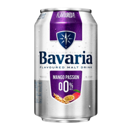 Пиво Bavaria Malt Mango Passion безалкогольное светлое фильтрованное 0,33л 0%